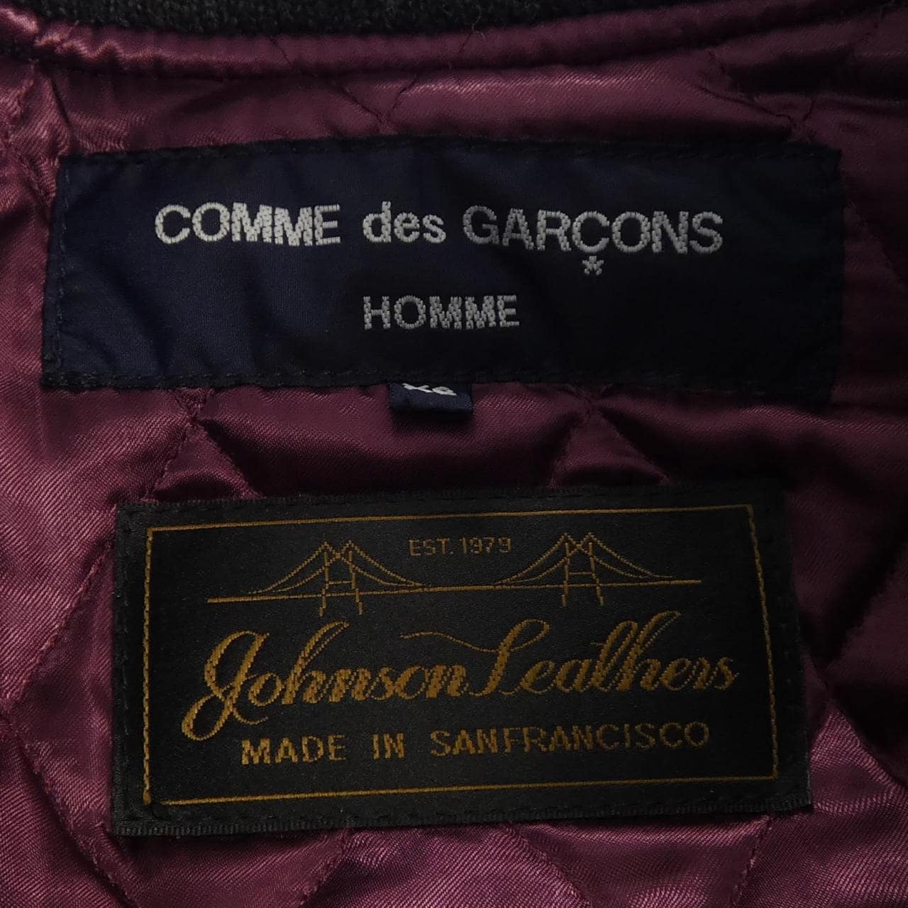 コムデギャルソンオム COMME des GARCONS HOMME HL-J011 Johnson Leat ジャケット