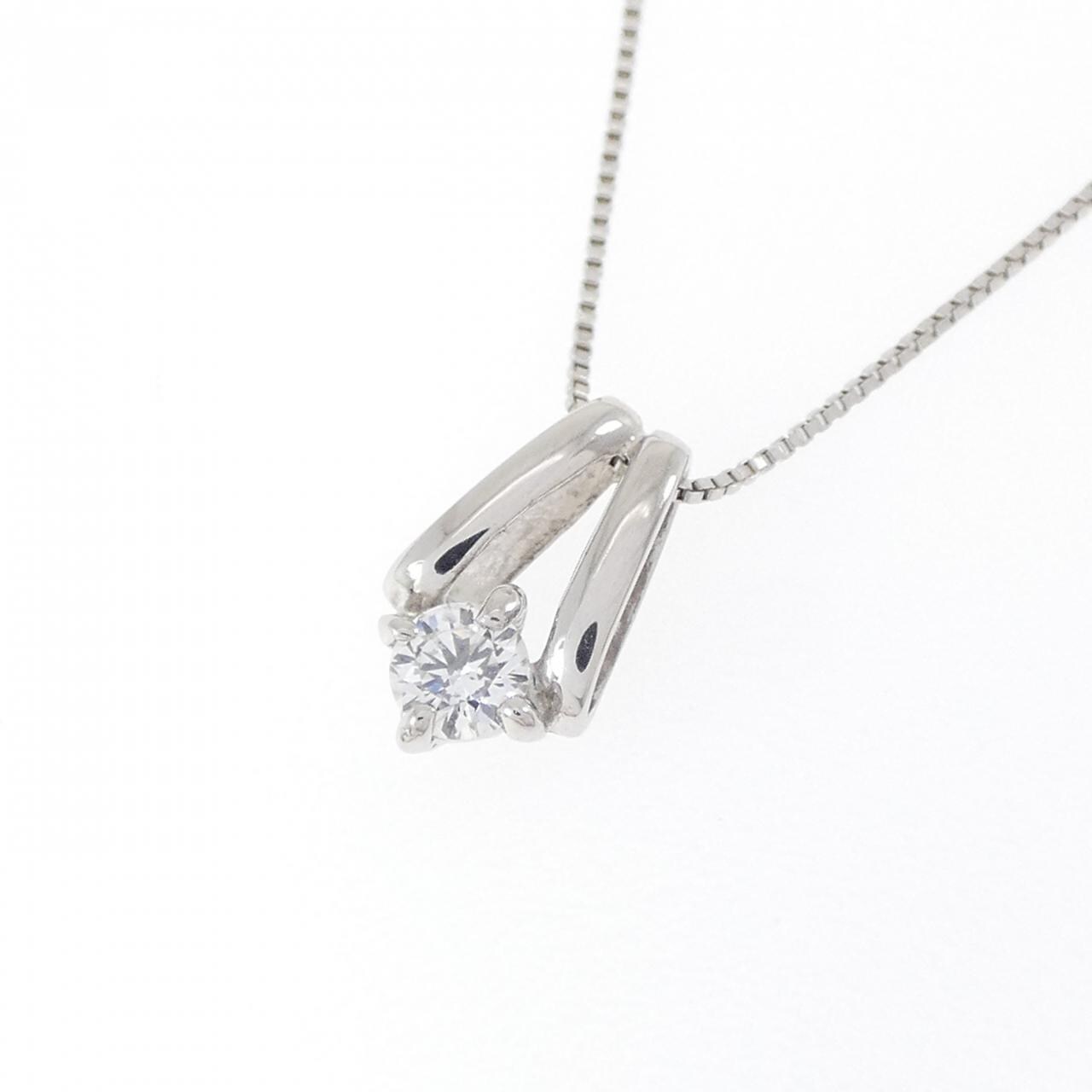 PT900/PT850 ダイヤモンド ネックレス 0.08CT