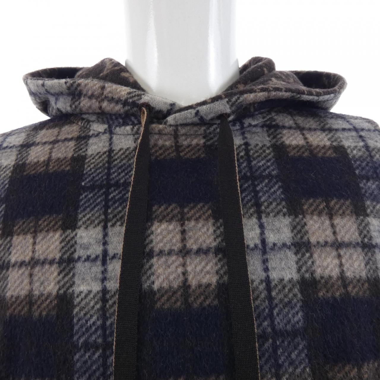 ルイヴィトン LOUIS VUITTON モノグラム フェイデッド プレイド フーディ HUY11WCU9 パーカー