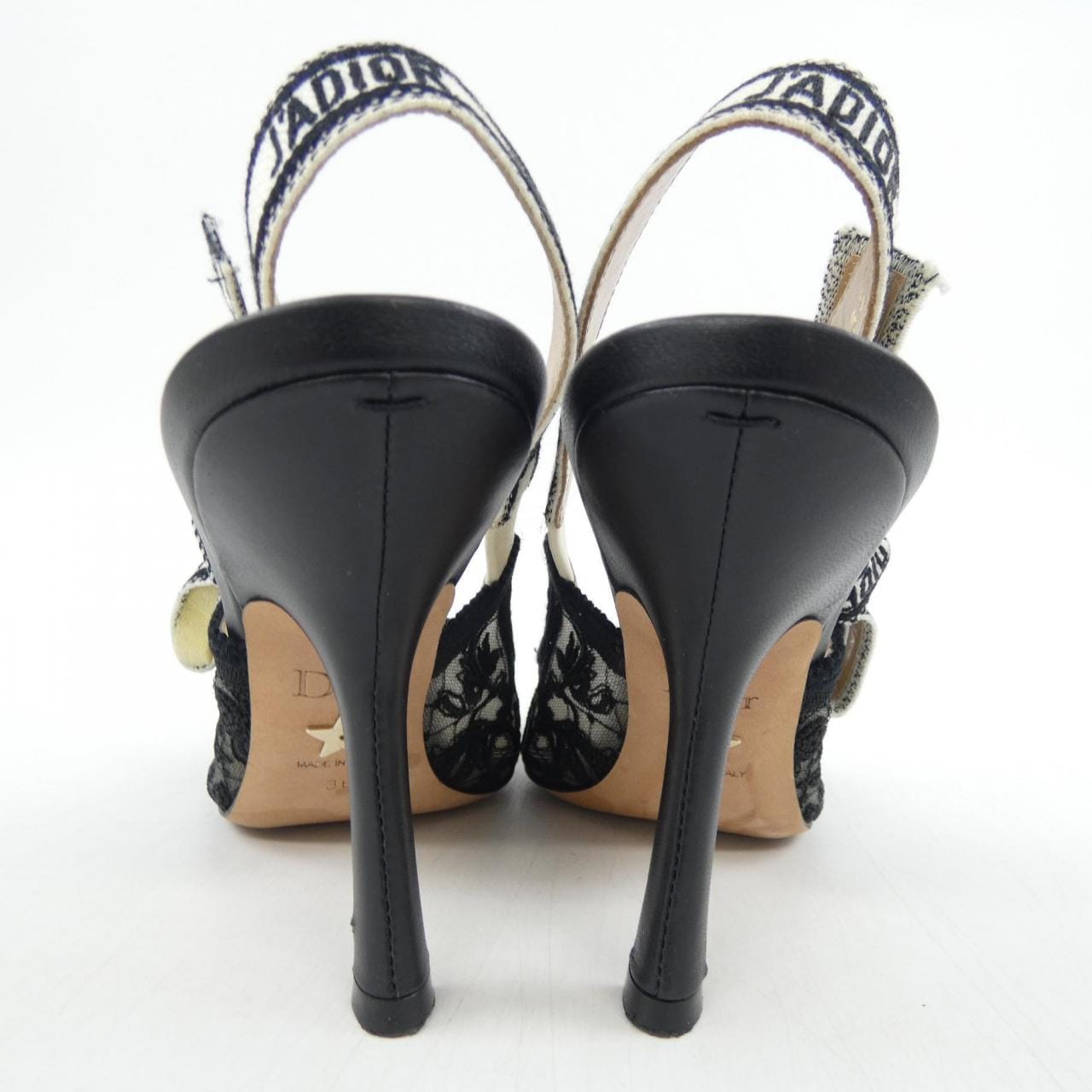 クリスチャンディオール CHRISTIAN DIOR メッシュ バタフライ J'ADIOR スリングバック パンプス