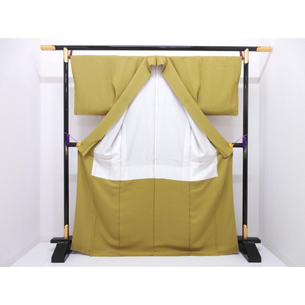 【未使用品】色無地　寿光織　片喰