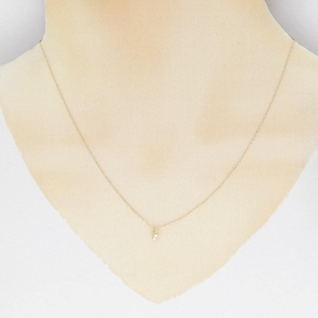 K18YG ダイヤモンド ネックレス 0.07CT