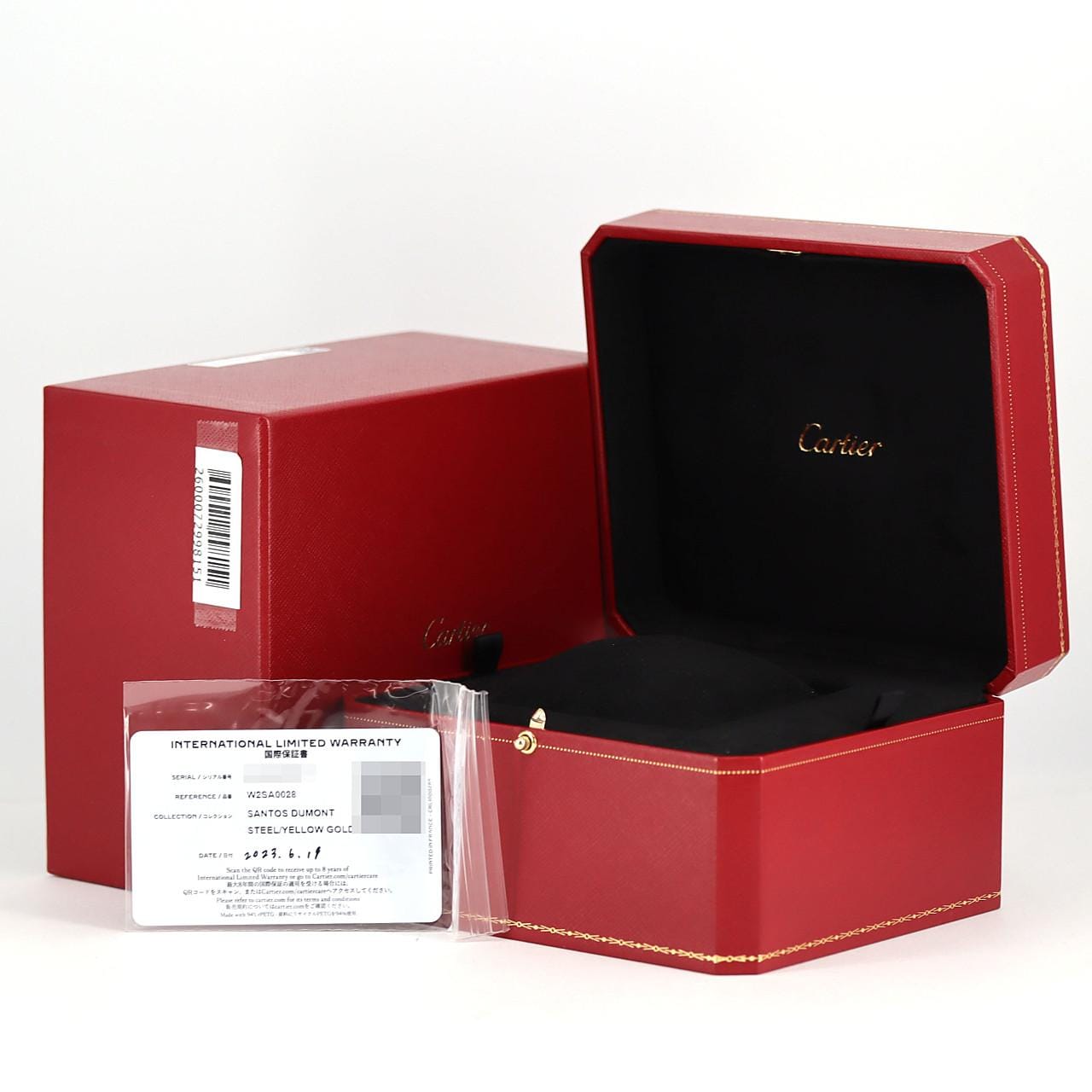 Cartier Santos Dumont LM Combi W2SA0028 SSxYG石英