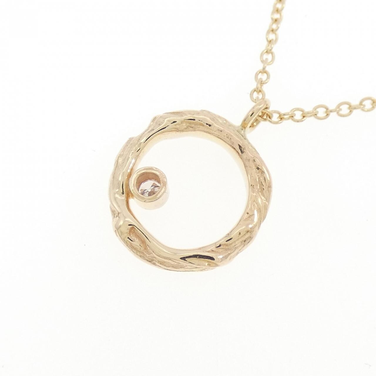 14KYG ダイヤモンド ネックレス