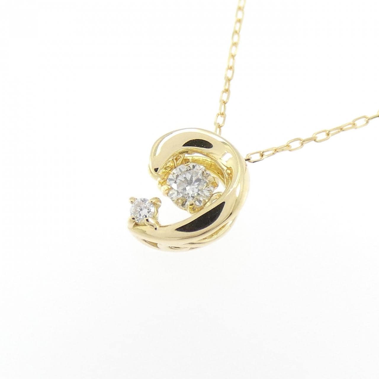 K18YG ダイヤモンド ネックレス 0.05CT