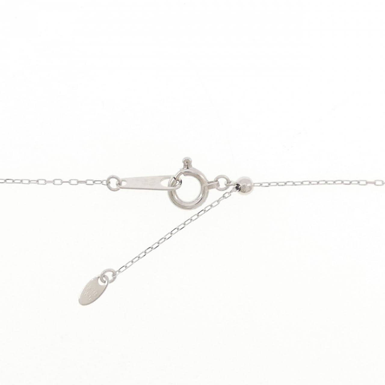K18WG ダイヤモンド ネックレス 0.30CT