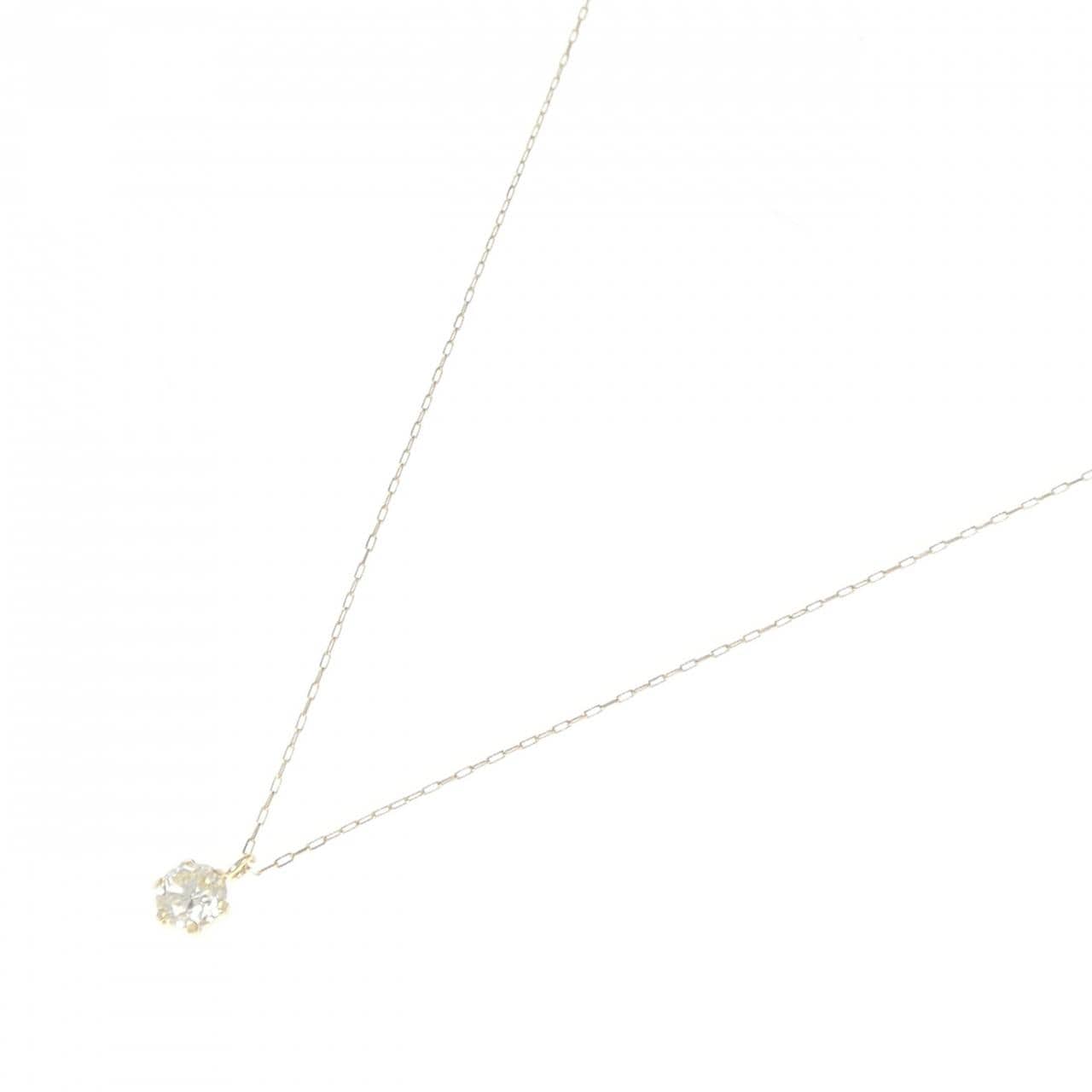 【新品】K18YG ダイヤモンド ネックレス 0.25CT