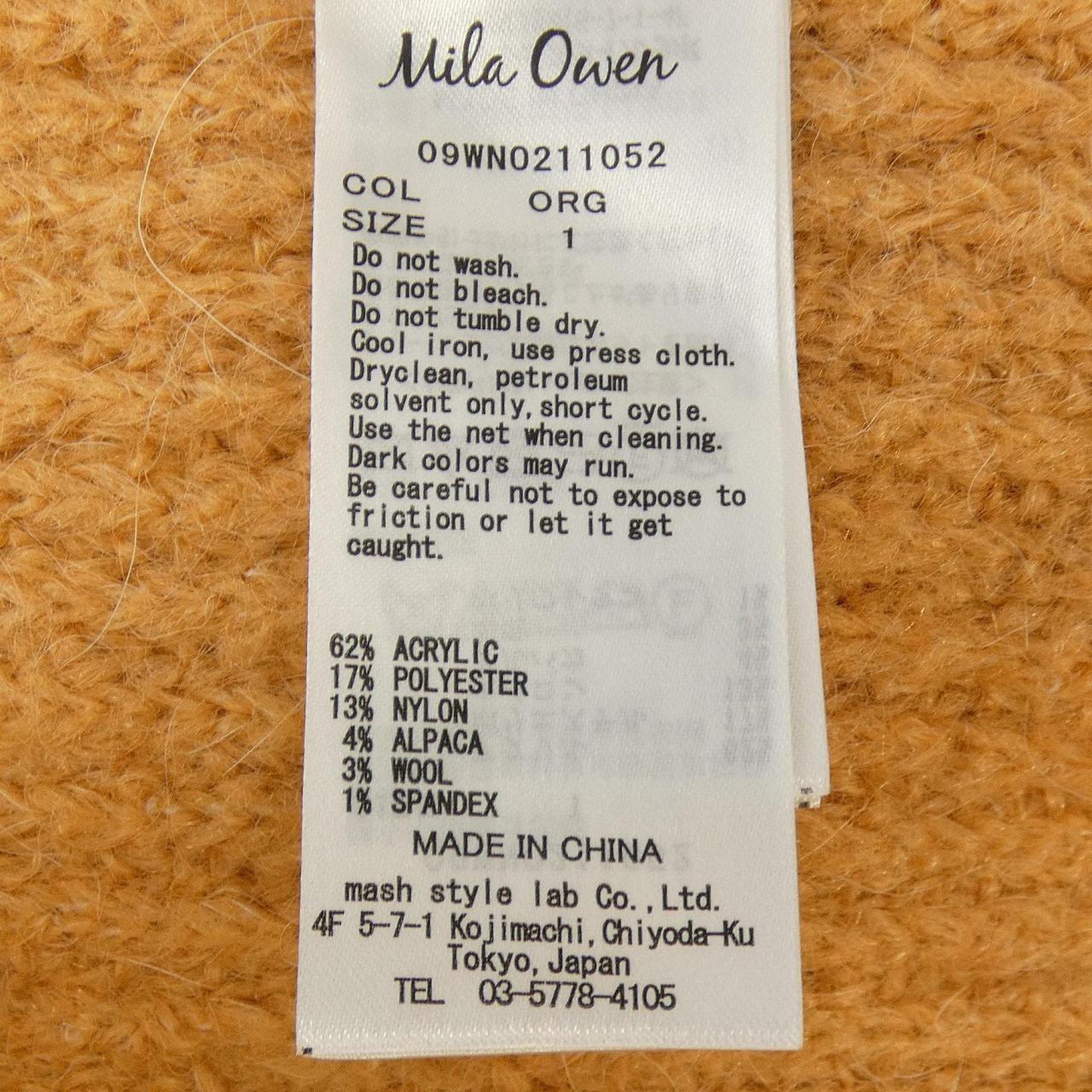 ミラオーウェン MILA OWEN 09WN0211052 セットアップ