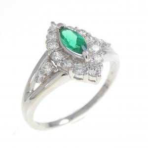 PT900 エメラルド リング 0.21CT