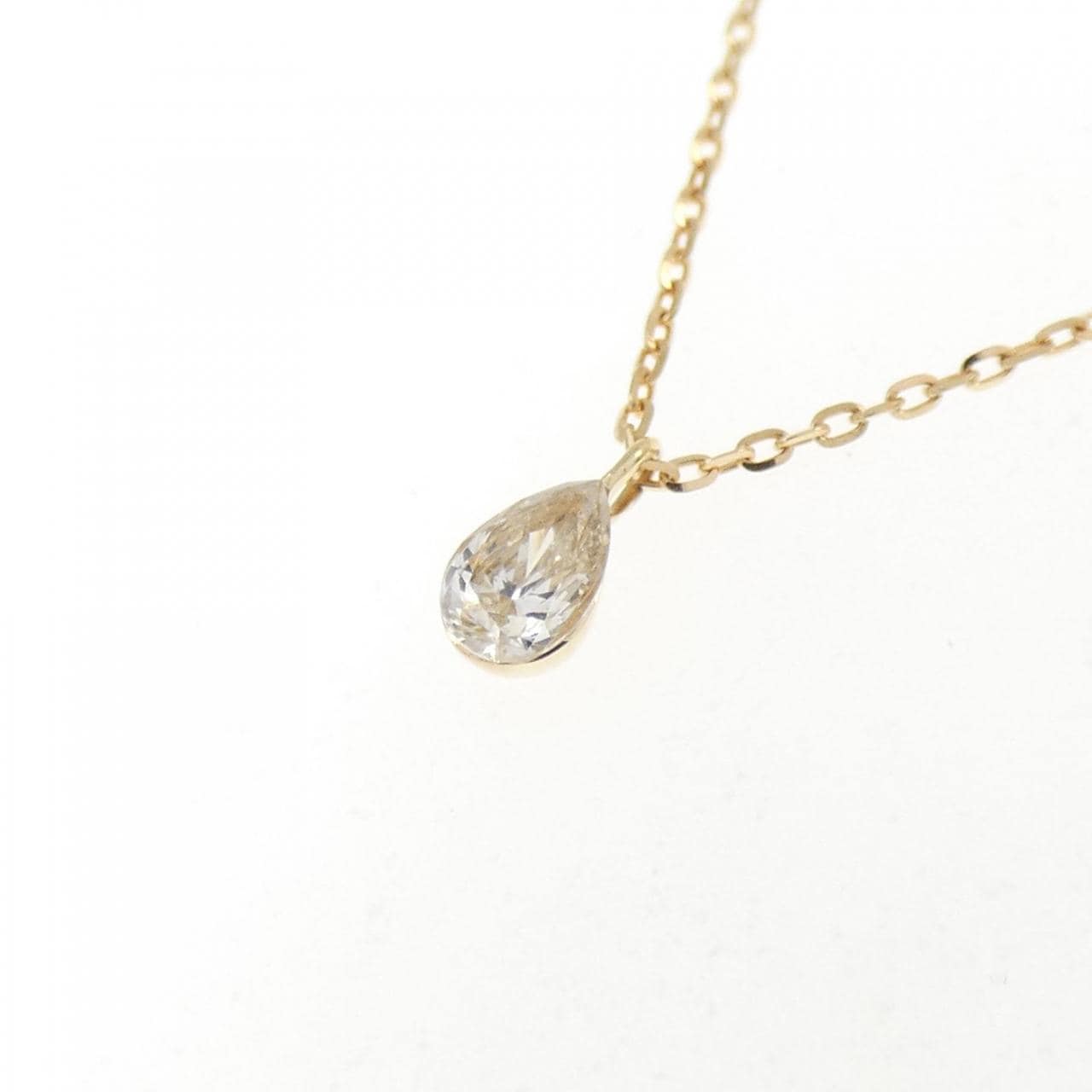 アガット ダイヤモンド ネックレス 0.1CT