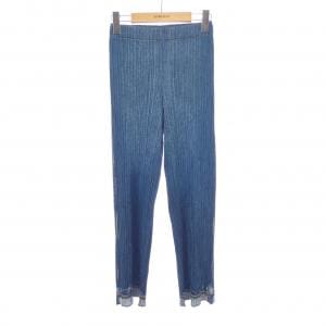 プリーツプリーズ PLEATS PLEASE 2018 デニム転写プリント PP81-JF694 7573022 パンツ