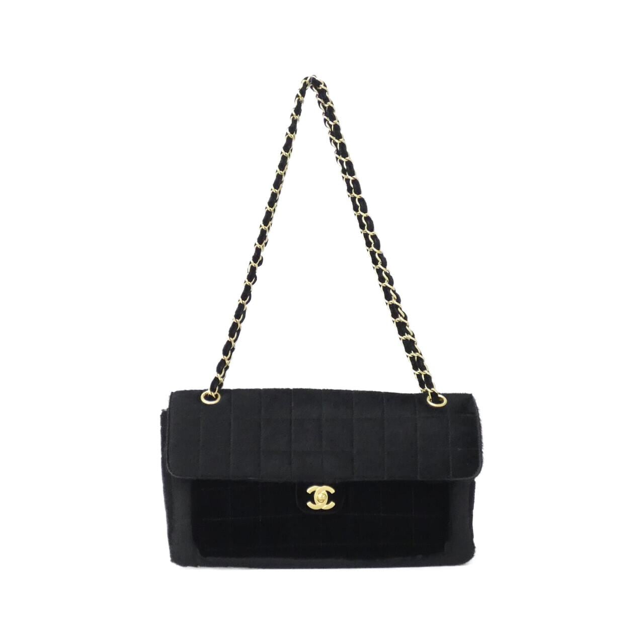 シャネル チョコバー ライン ショルダーバッグ