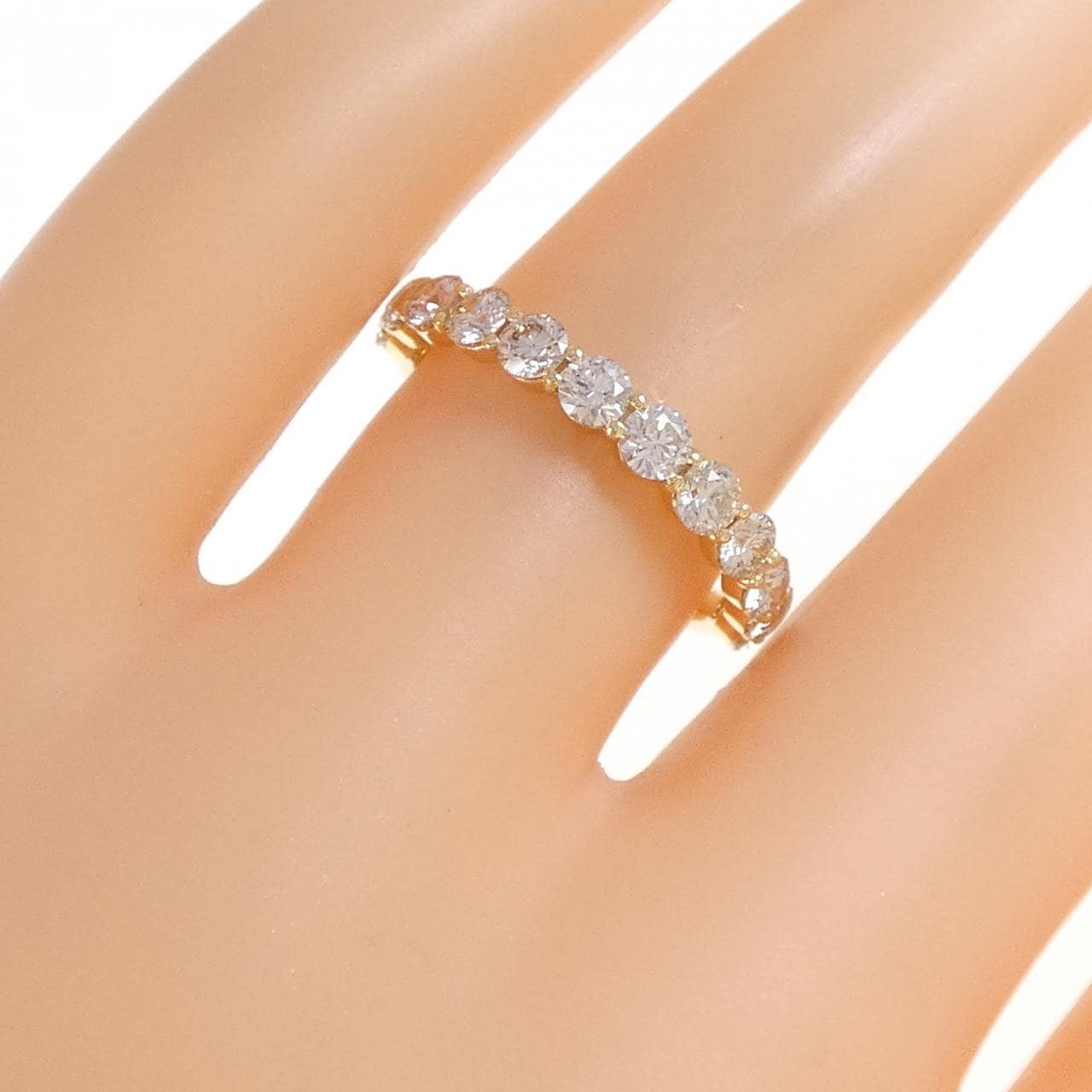 K18YG ダイヤモンド リング 1.00CT