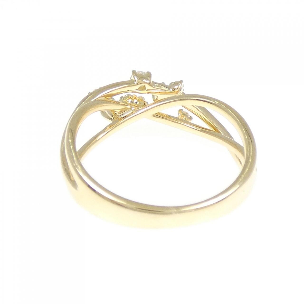 K18YG ダイヤモンド リング 0.20CT