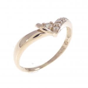 K14PG ダイヤモンド リング 0.08CT