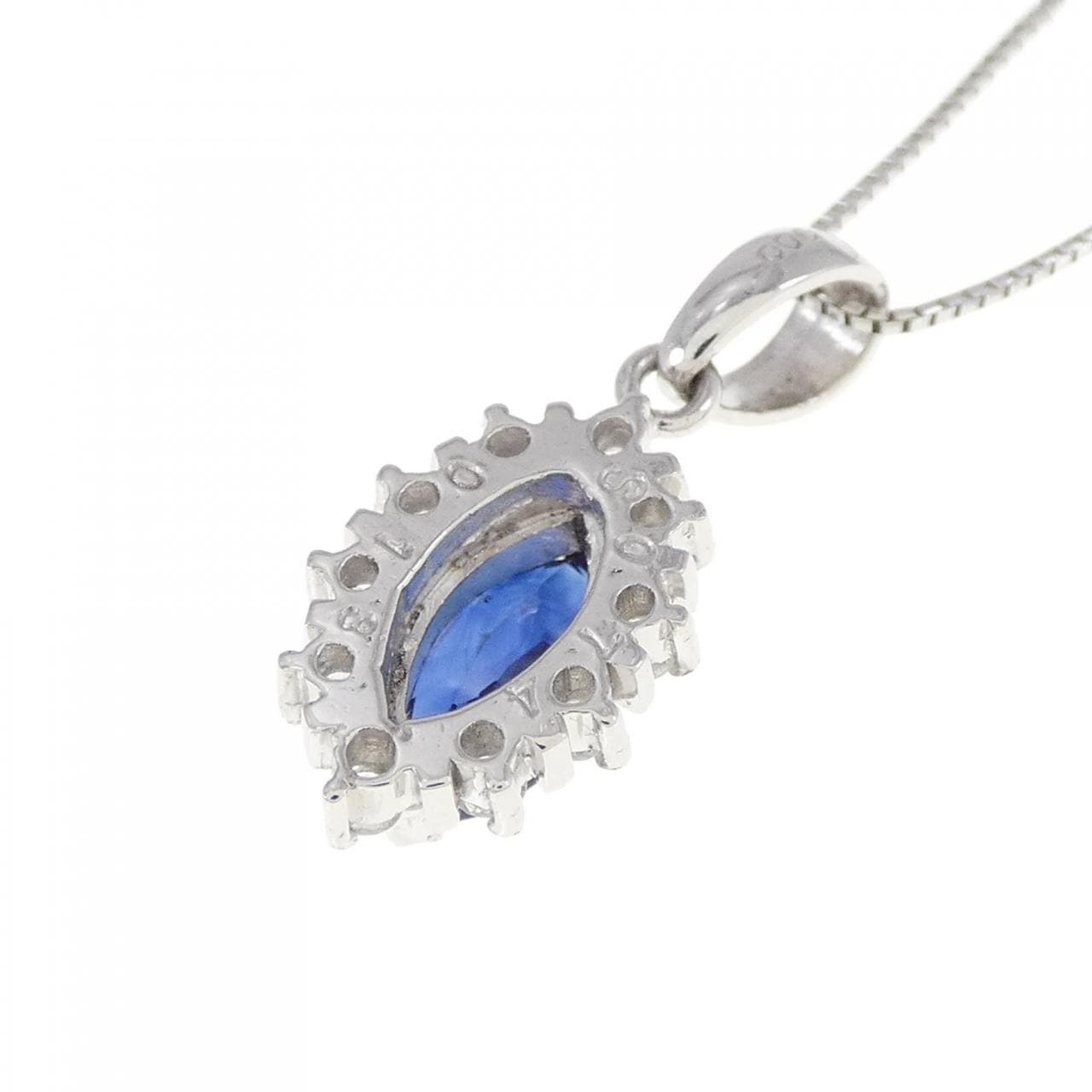 PT Sapphire Necklace 0.74CT