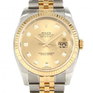 ロレックス デイトジャスト 116233G SSxYG 自動巻 ランダム番