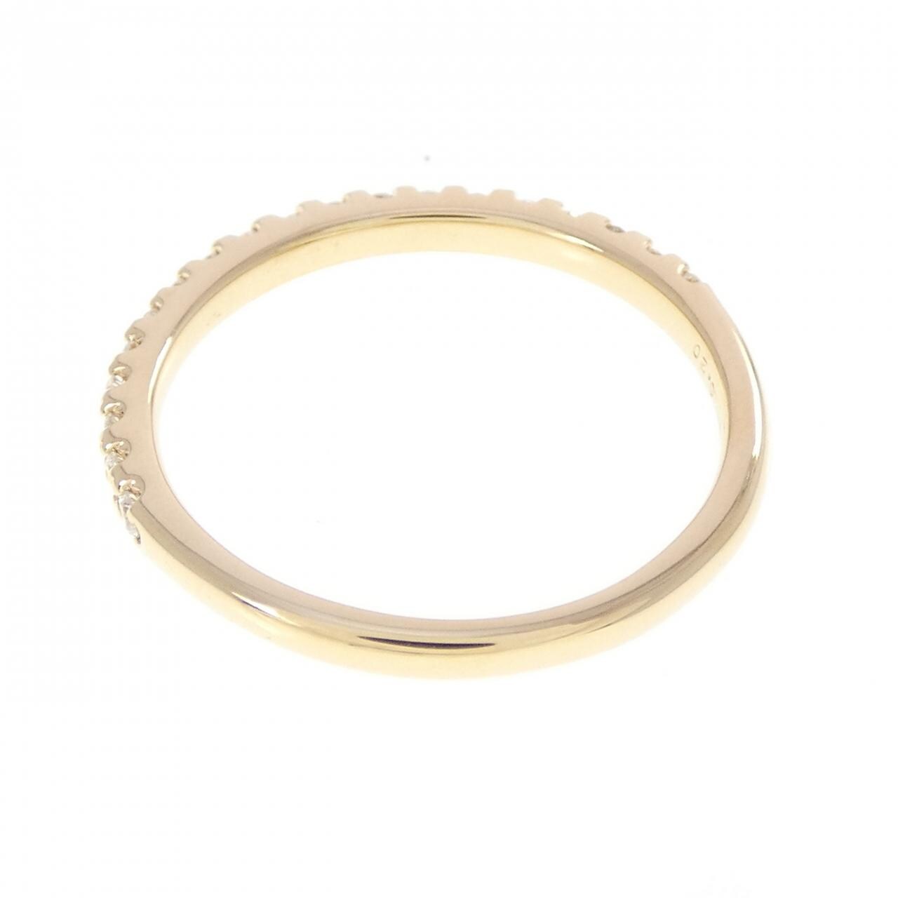 【リメイク】K18YG ハーフエタニティ ダイヤモンド リング 0.20CT