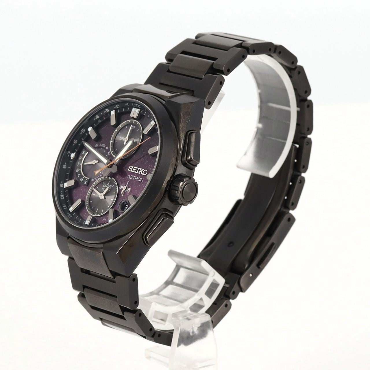SEIKO Astron GPS 电波腕表 限量版 5X83-0AL0-1/SBXC171 TI 太阳能石英