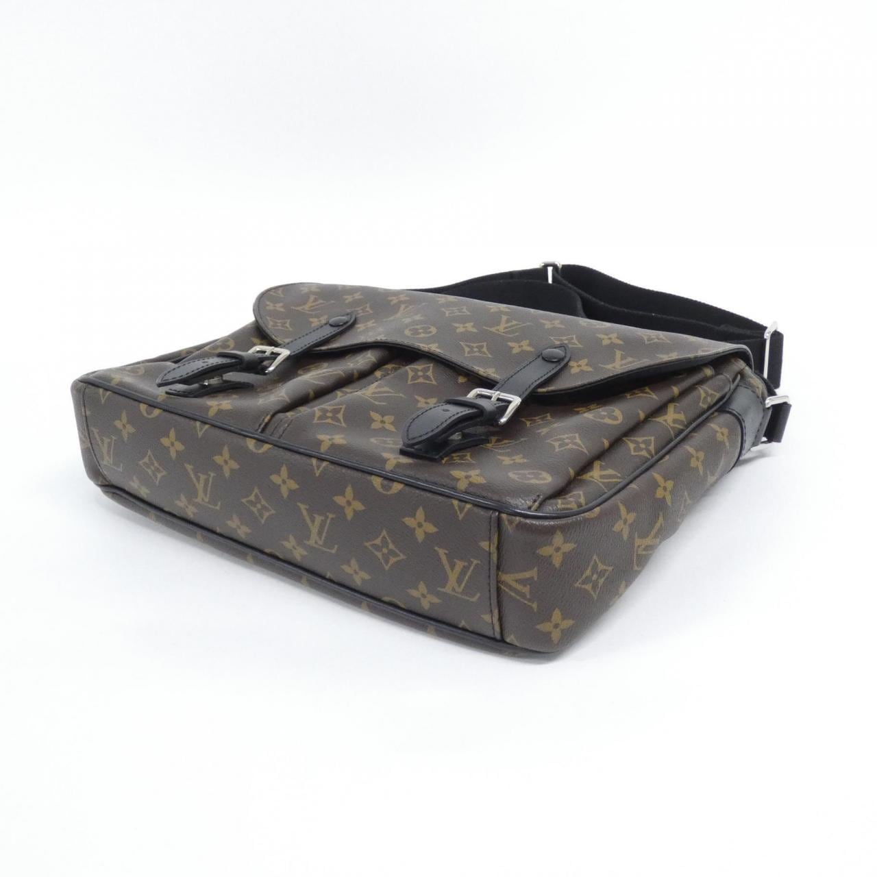 LOUIS VUITTON Monogram Macassar Christopher Messenger M41643 肩背包