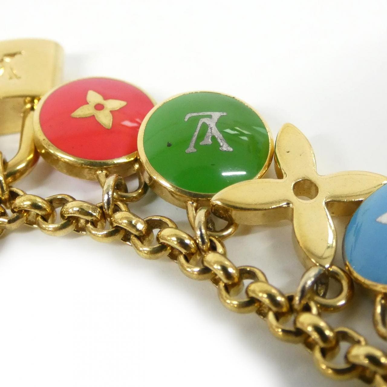 ルイヴィトン ポルト クレ シェンヌ パスティーユ M65380 バッグチャーム