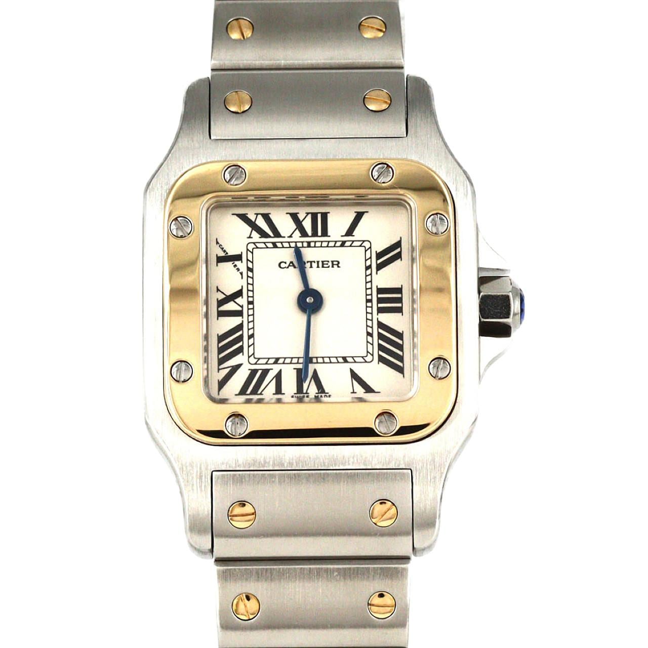 カルティエ サントスガルベSM コンビ W20012C4 SSxYG クォーツ