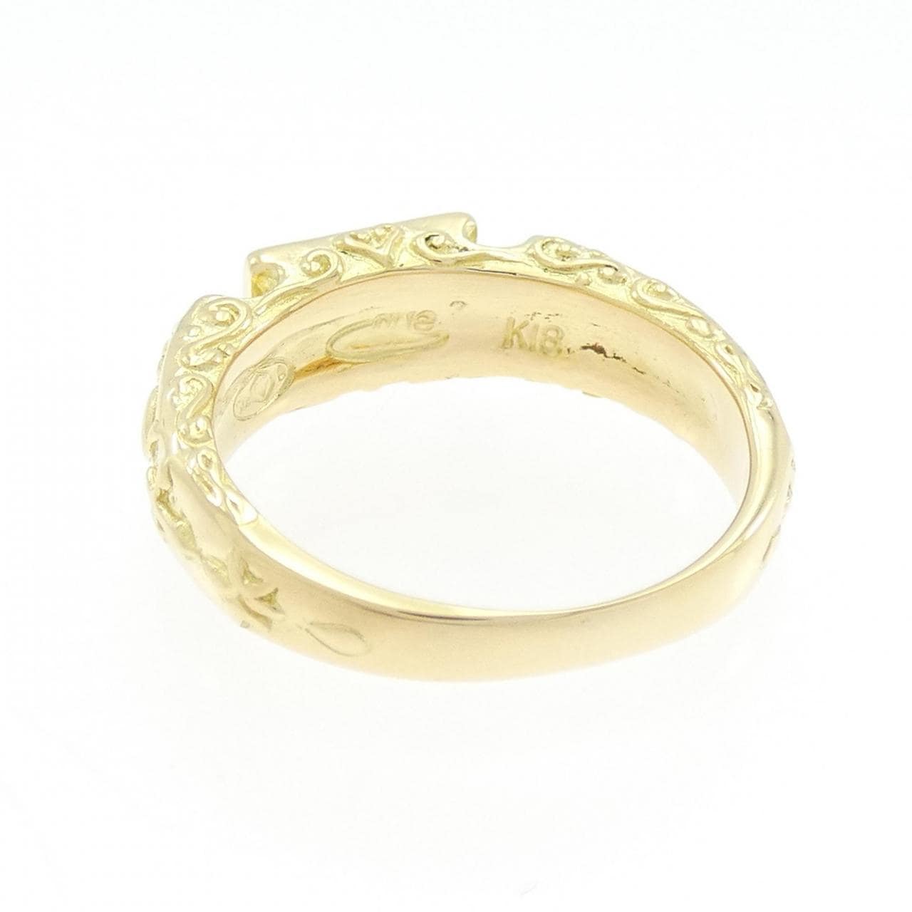 K18YG クロス リング