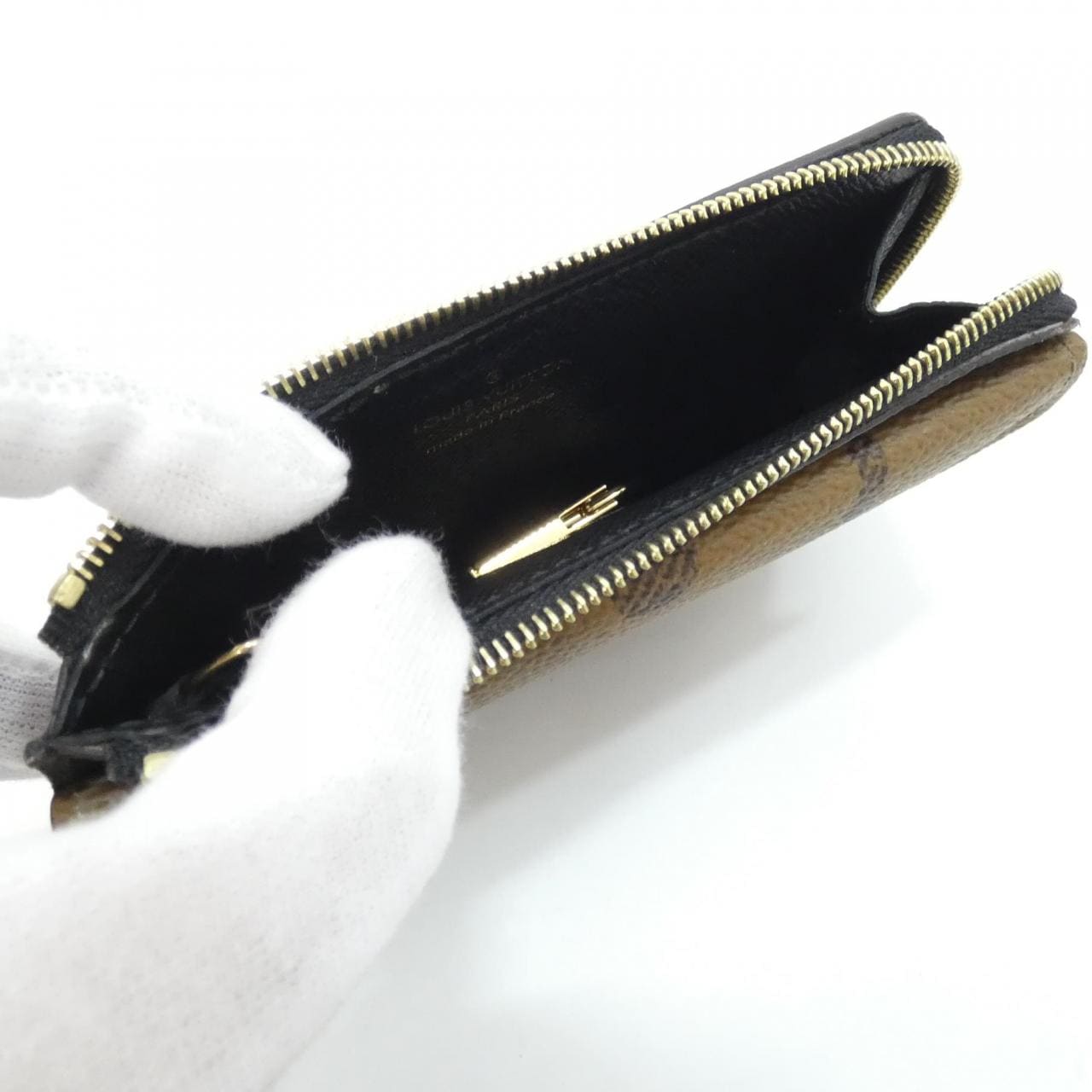 ルイヴィトン モノグラム リバース ポルト カルト レクト ヴェルソ M81303 コイン＆カードケース