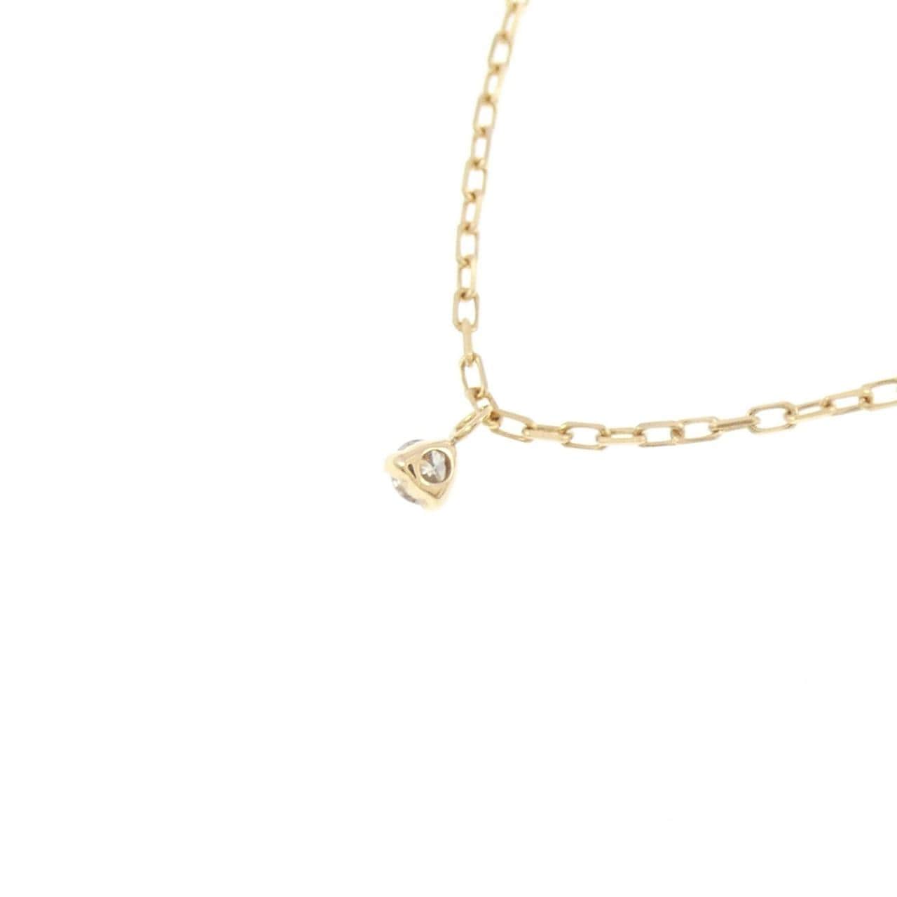 K18YG ダイヤモンド ネックレス 0.10CT