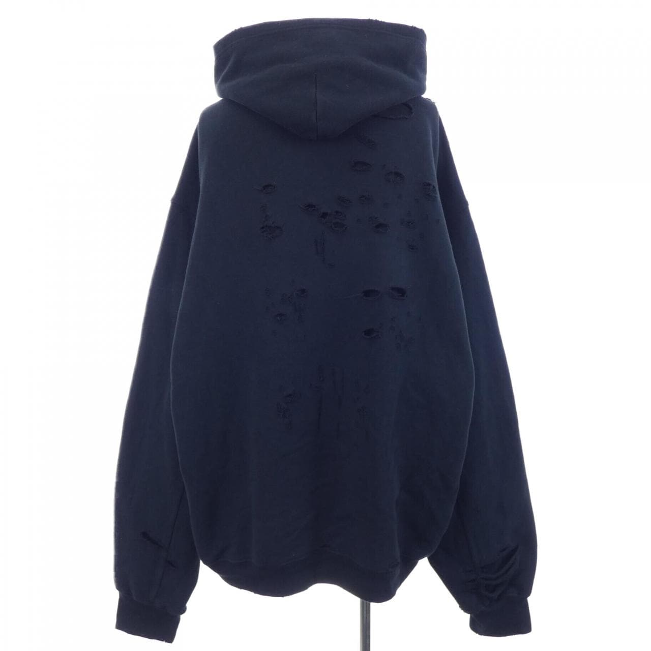 バレンシアガ BALENCIAGA キャップスデストロイドフーディープルオーバー 659403 TKVB6 UNISEX パーカー