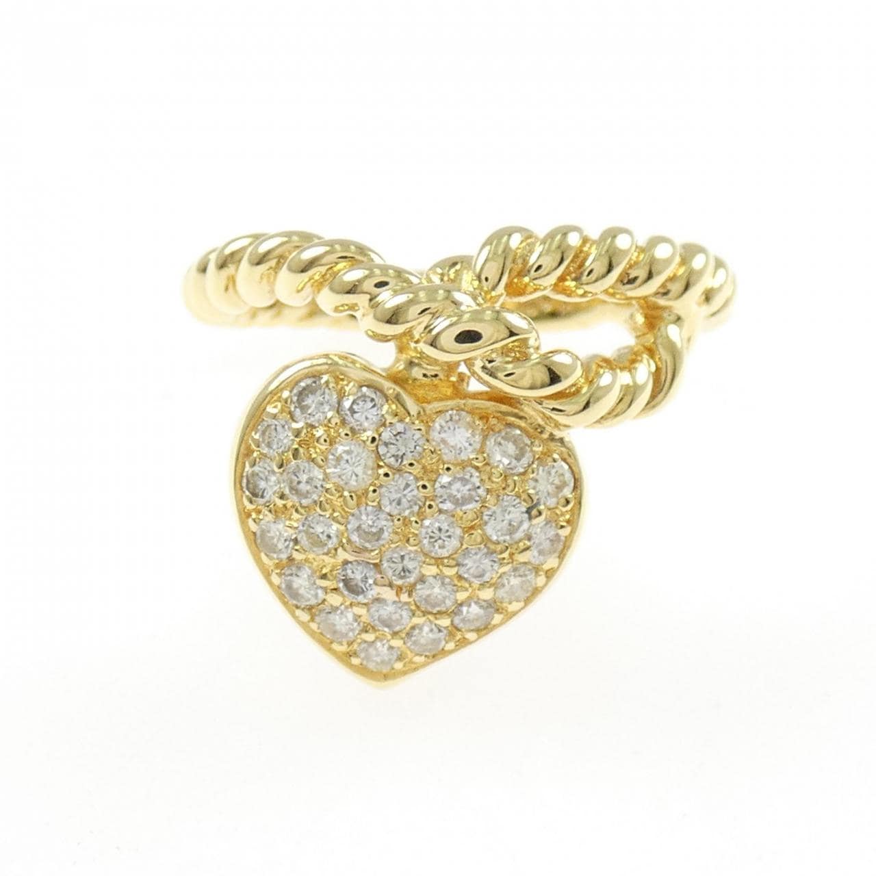ポンテヴェキオ ハート リング 0.53CT