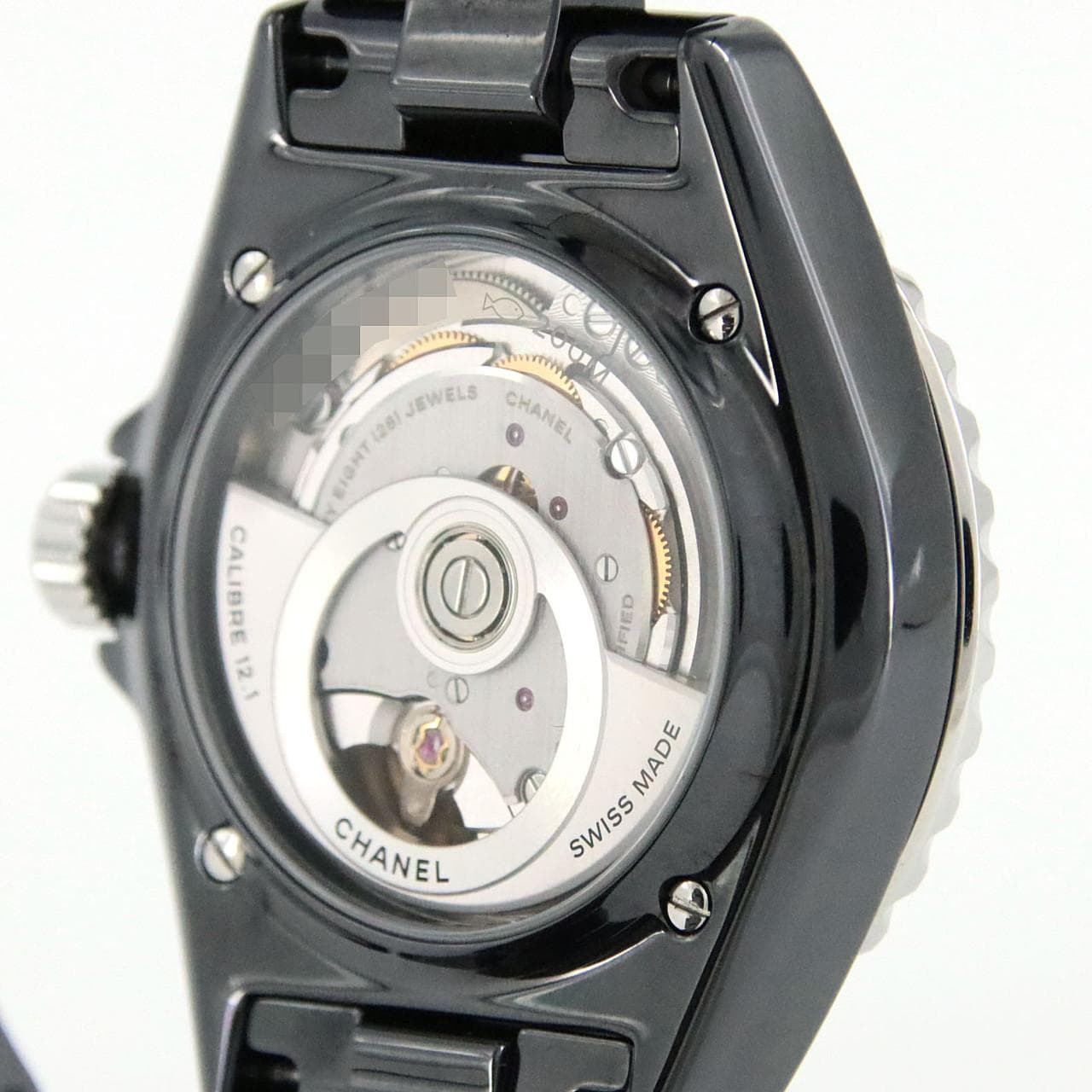 シャネル J12キャリバー12.1 38mmセラミック・12P H5702 セラミック 自動巻