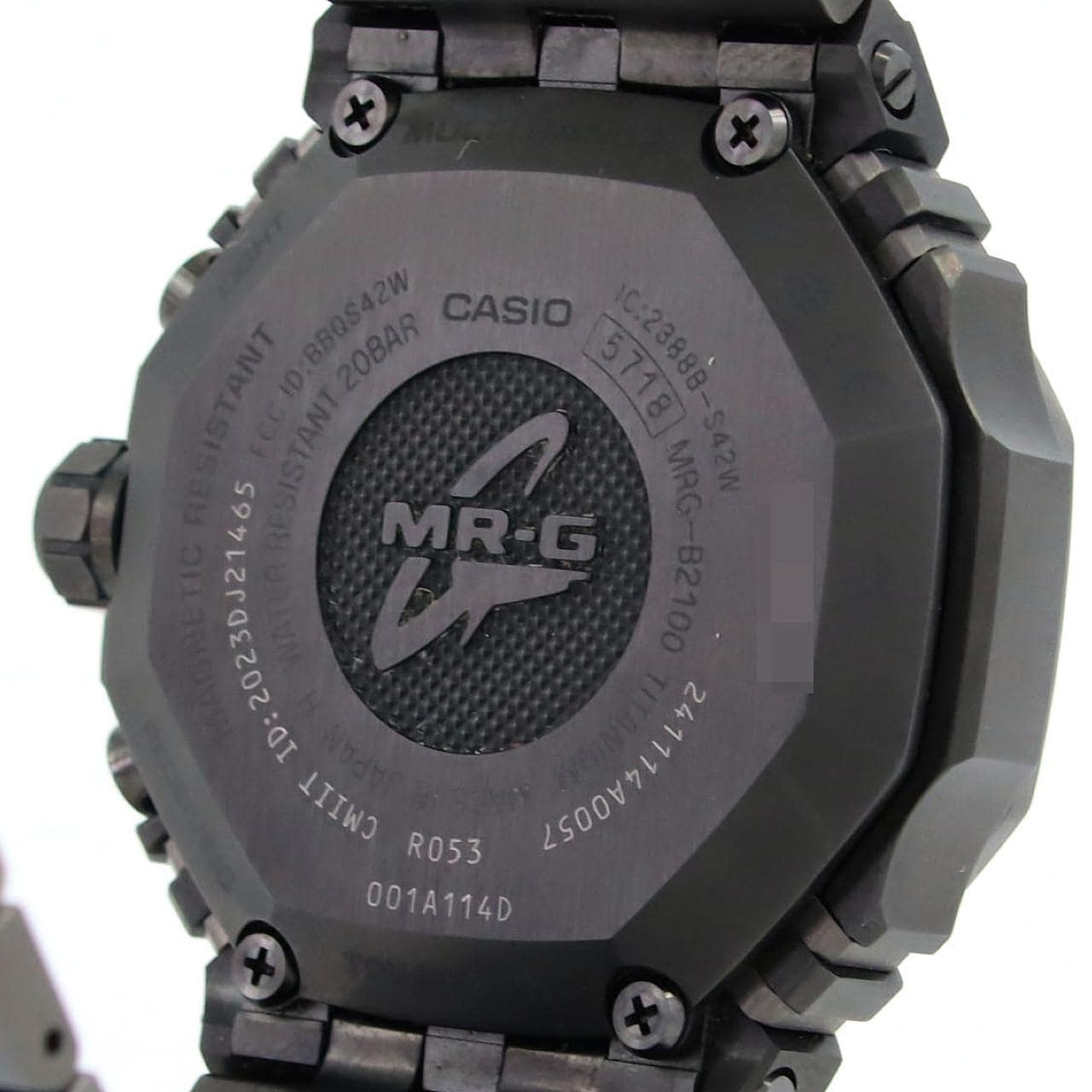 カシオ G-SHOCK･MR-G 電波時計 MRG-B2100B-1AJR TI ソーラークォーツ