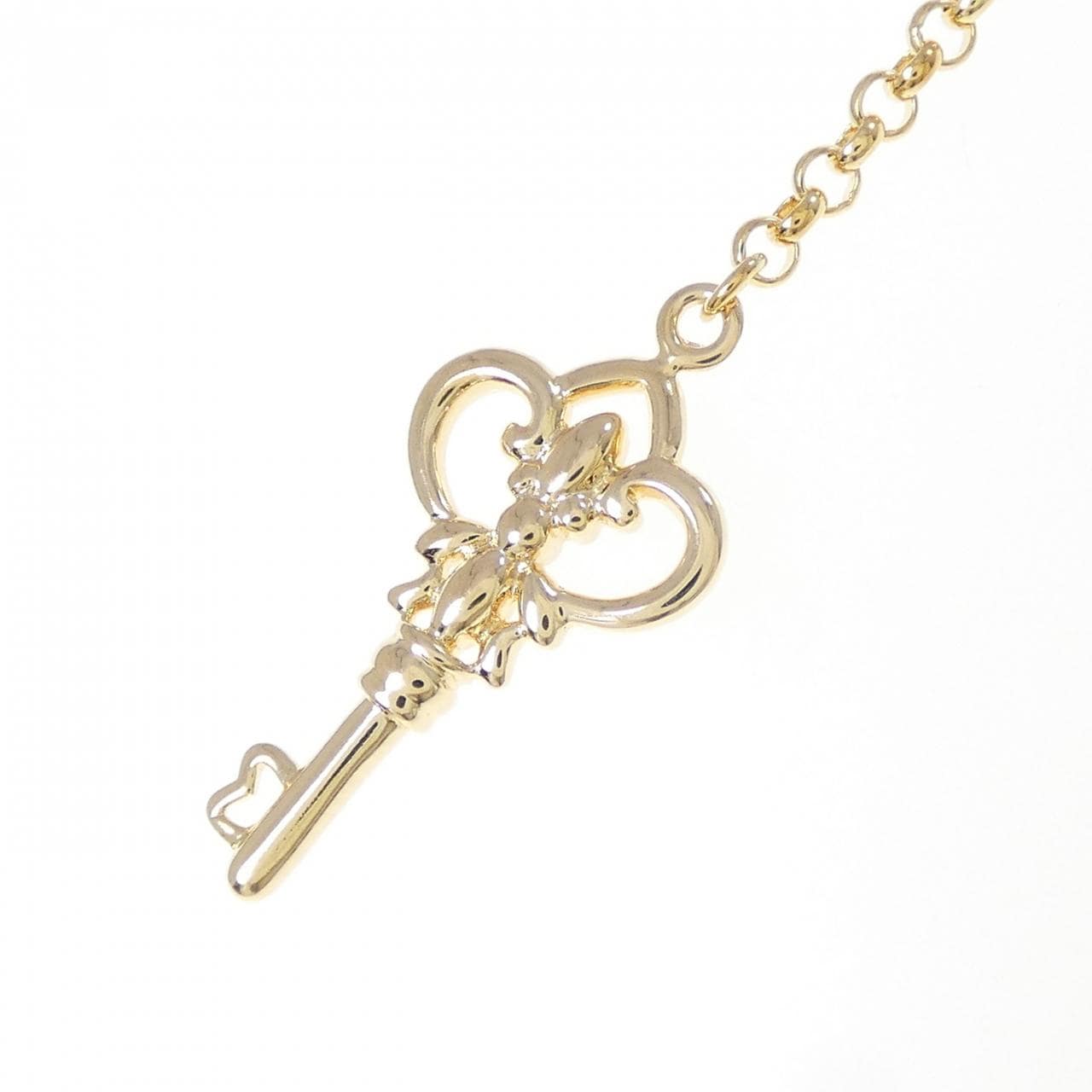 K18YG キー ネックレス