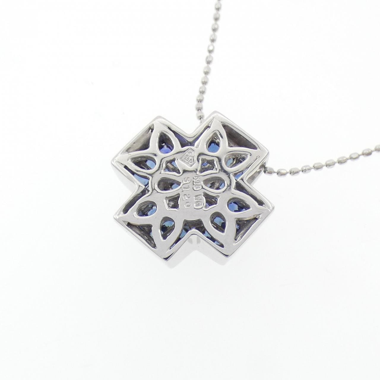 K18WG サファイヤ ネックレス 1.20CT