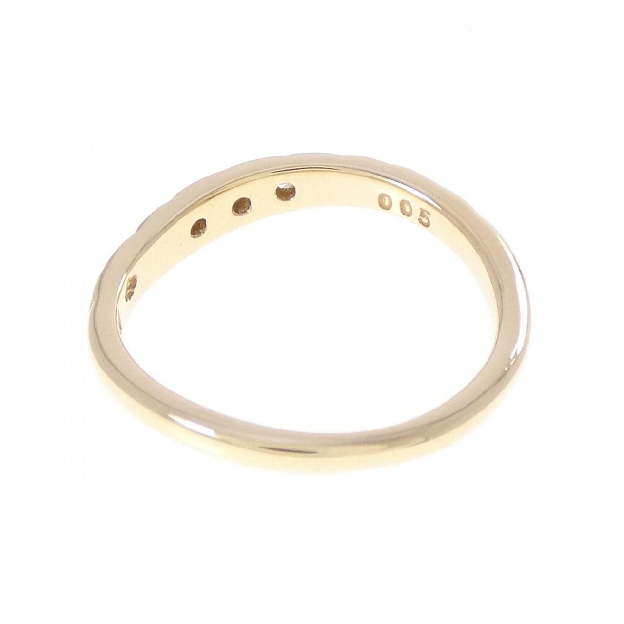 K18YG ダイヤモンド リング 0.05CT