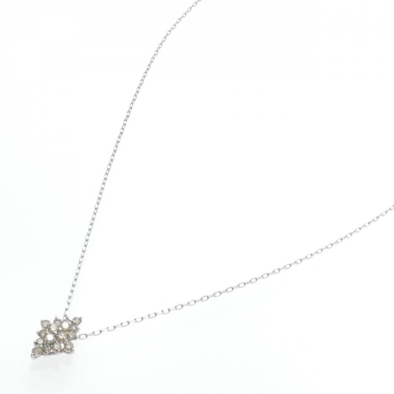 PT950/PT850 ダイヤモンド ネックレス 0.30CT