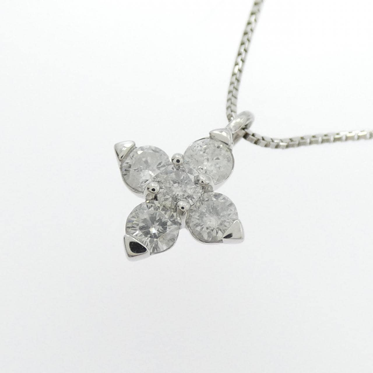 PT900/PT850 ダイヤモンド ネックレス 0.30CT