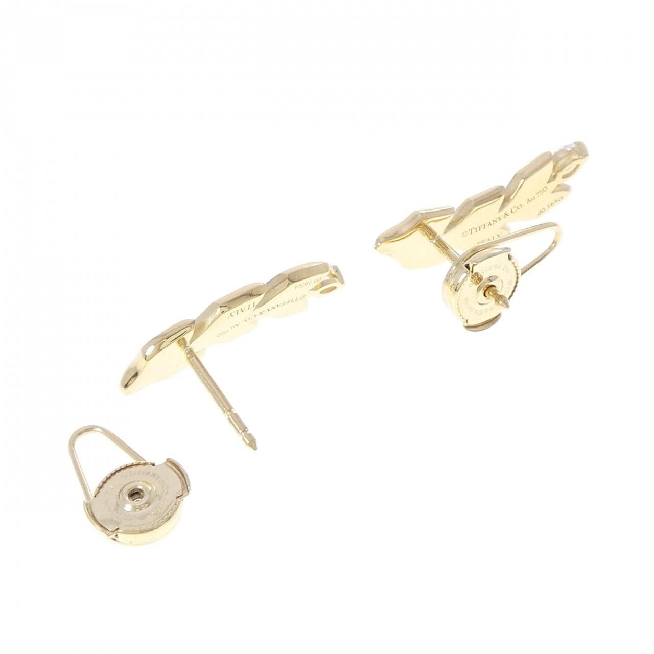 ティファニー ヴァイン クライマー ピアス 0.33CT