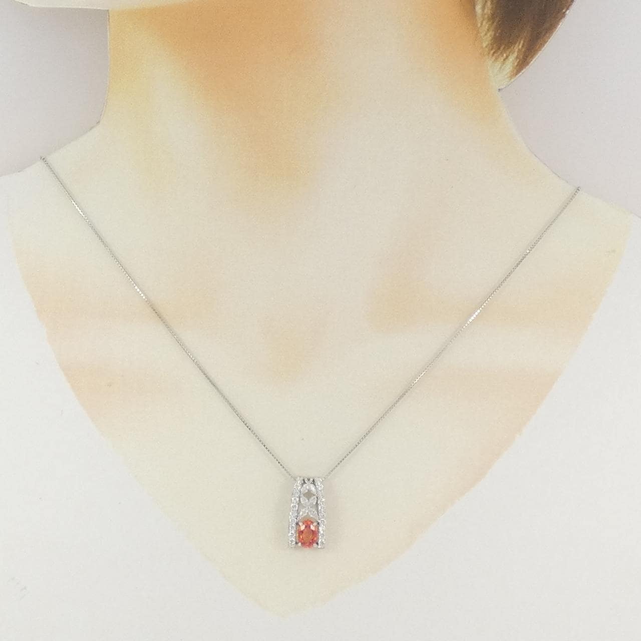 PT900/PT850 サファイヤ ネックレス 1.046CT