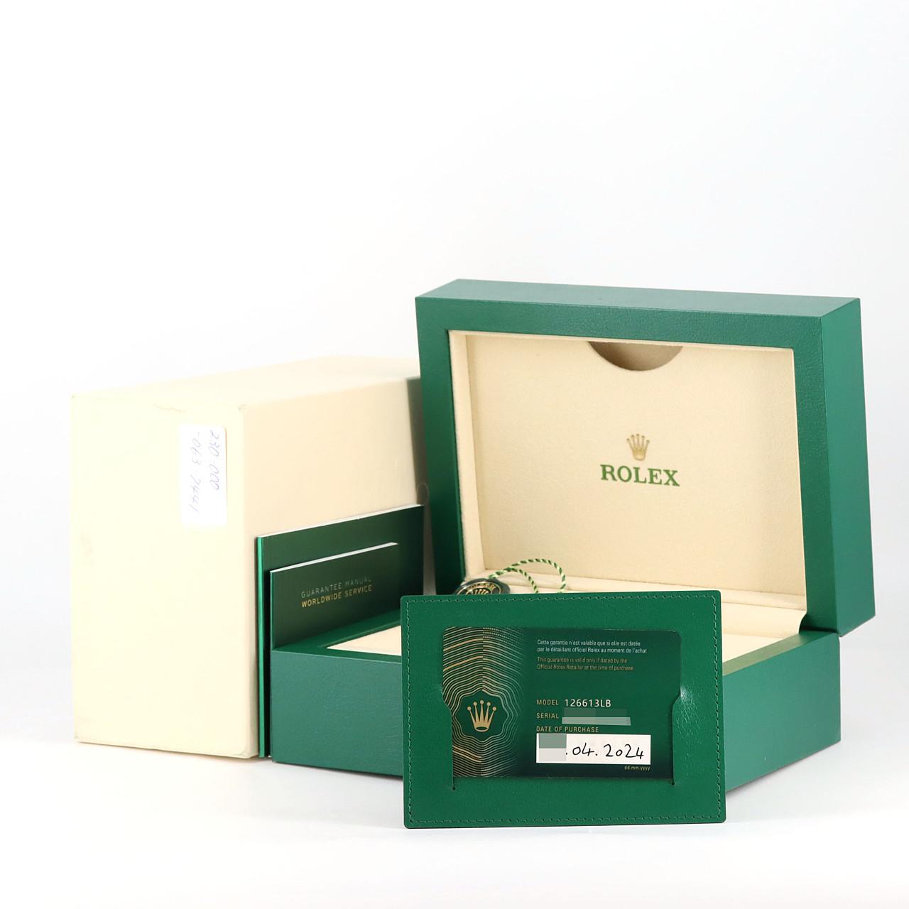 ROLEX Submariner Date 126613LB SSxYG Automatic Random Number