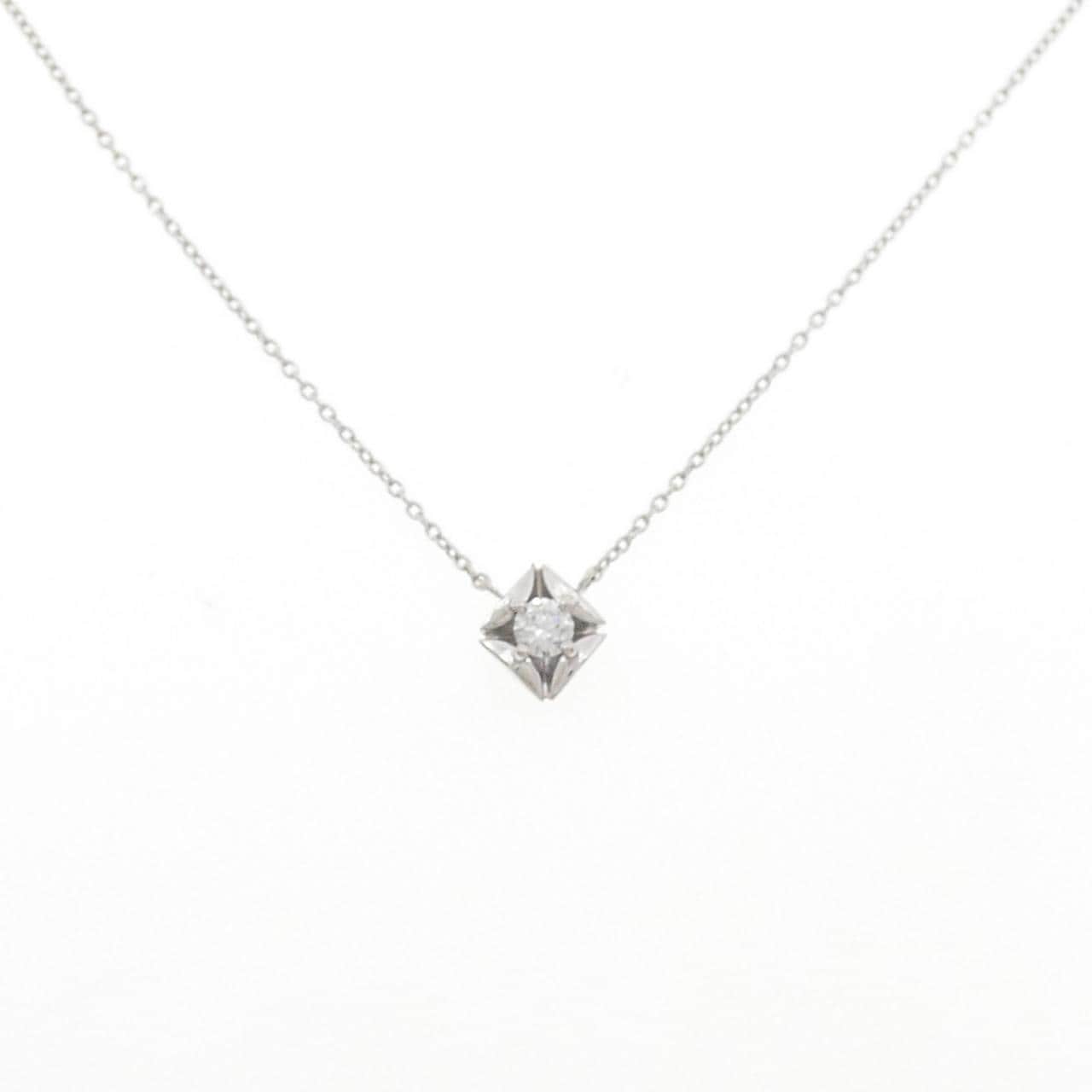PT900/PT850 ダイヤモンド ネックレス 0.14CT