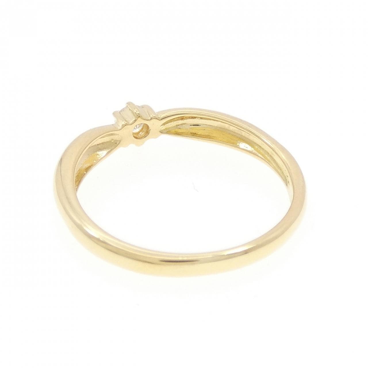 K18YG ダイヤモンド リング 0.10CT