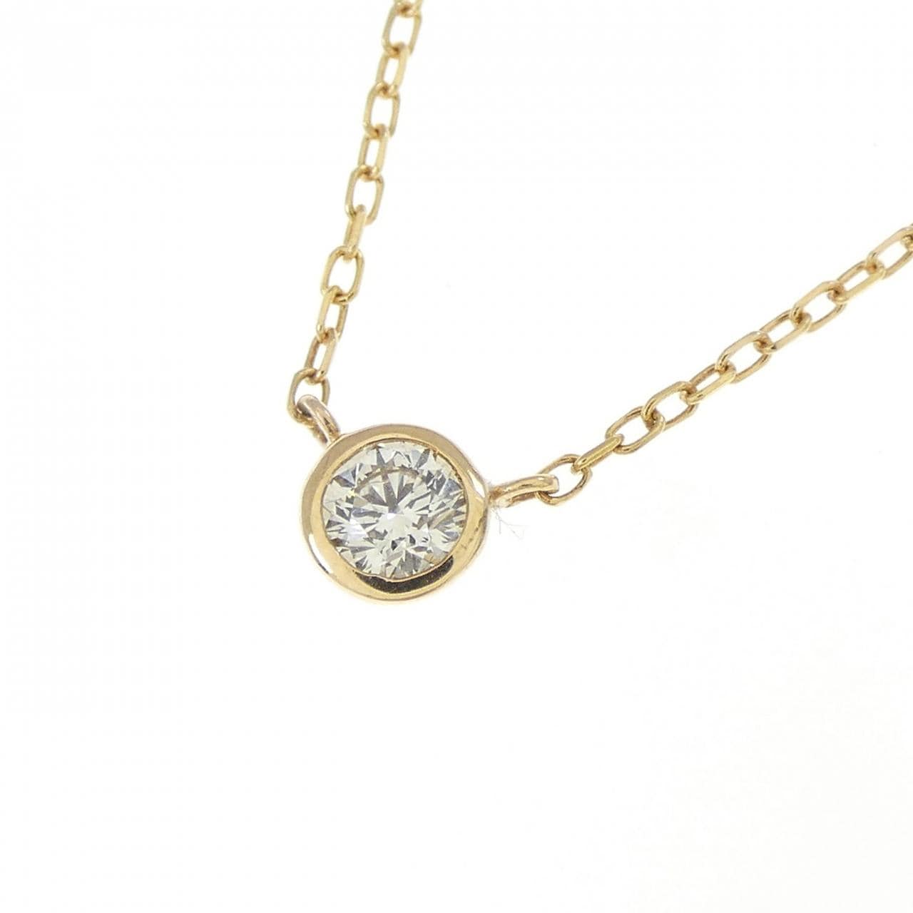 K18YG ダイヤモンド ネックレス 0.10CT