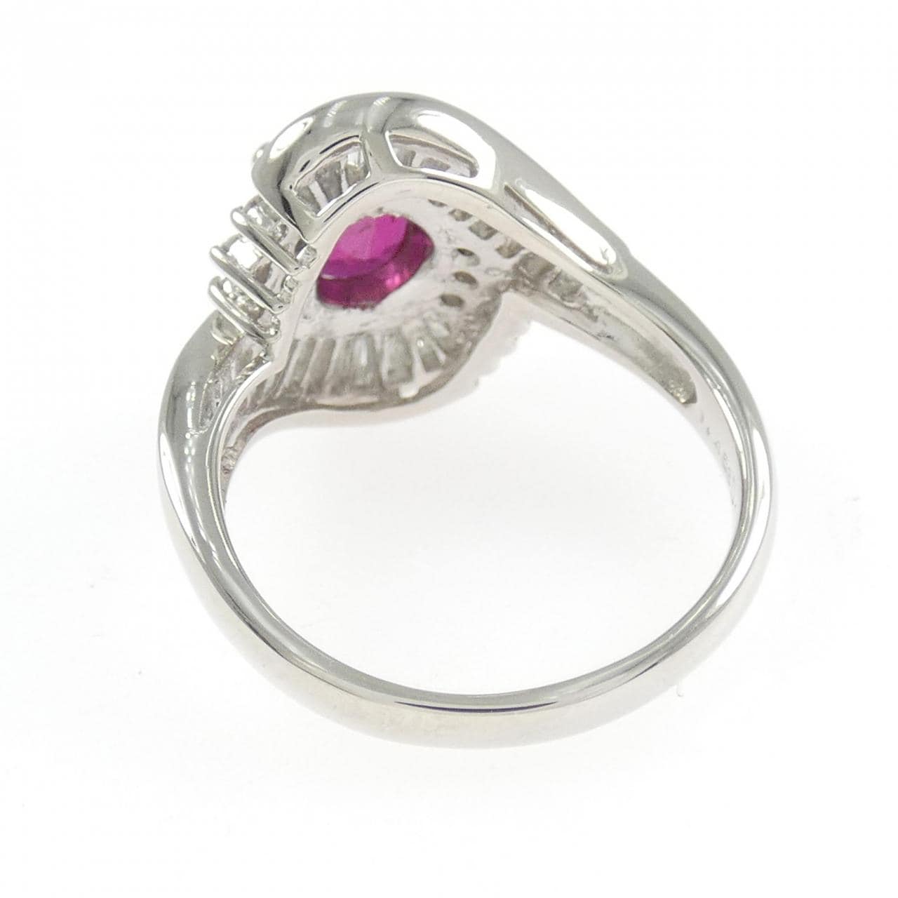 PT850 ルビー リング 1.453CT