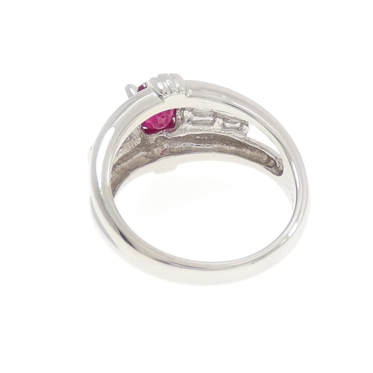 PT900 ルビー リング 0.84CT