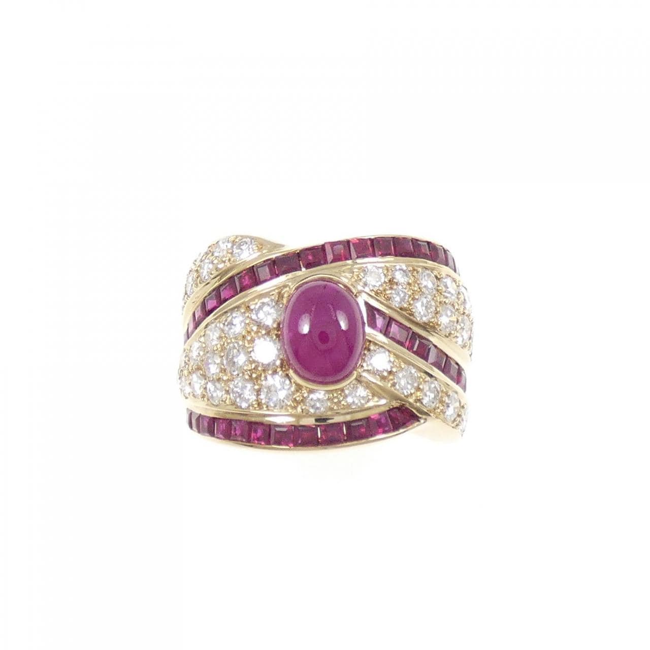 ジュネ ルビー リング 3.46CT