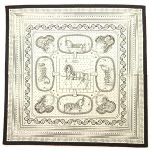 エルメス HERMES GRAND APPARAT BANDANA H244394S カレジェアン140 ショール