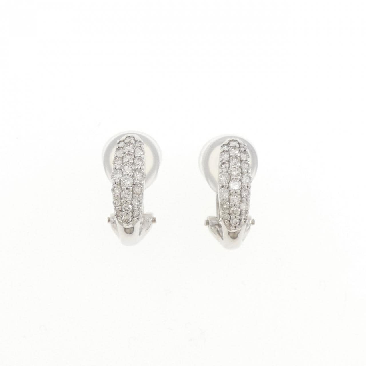 K18WG ダイヤモンド ピアス/イヤリング 0.50CT