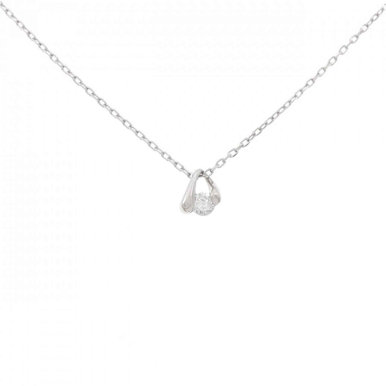 PT900/PT850 ダイヤモンド ネックレス 0.1CT